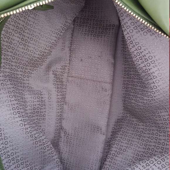 TOD'S Leather Shoulder Bag Green - Picture 2 of 9